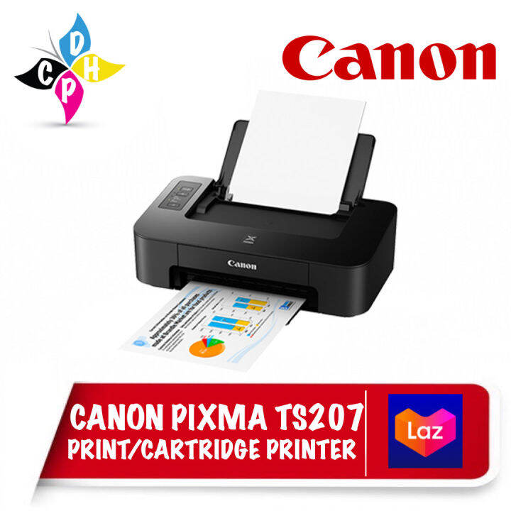 Canon Pixma TS207 Inkjet Document Printer w/ Borderless Photo Printer Lazada PH