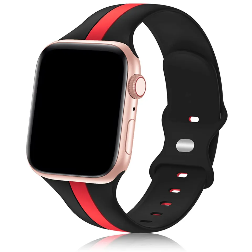 Apple Watch バンド 合皮 42 44 45mm クラシックオレンジ - 時計