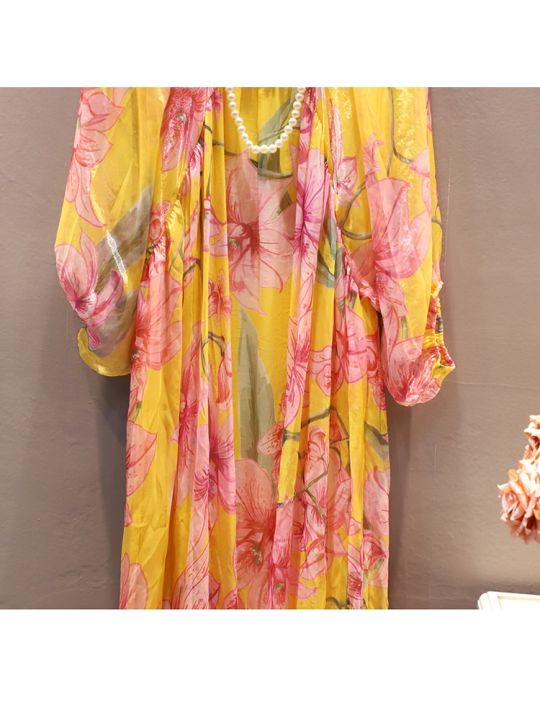 xitao-dress-loose-women-long-sleeved-print-dress