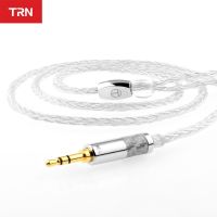 TRN T3 8 Core Pure Silver Cable 2.5/3.5MM With MMCX/2PIN Connector Type-C Upgraded Cable For TRN V90 V80 V10 BA5 ST1VX M10