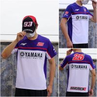 YAMAHA 25 Baju Motor 2022ใหม่เสื้อยืดแขนลำลองขาสั้น100%,Lelaki พลัสไซส์