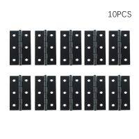 ▲﹉ 10PCS Black Iron Door Hinges Furniture Hardware Butt Hinges for Window Cabinet Drawer Dresser with Screws Home Repair Tools