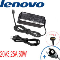 65W USB Cประเภท-C ACเครื่องชาร์จสำหรับLenovo Thinkpad E580 E585 E590 E590S E595 T470 T470S T480 T480S T490 T490S T495 T495S 2ADLX65YCC3A ADLX65YLC3A 65WประเภทCแหล่งจ่ายไฟแล็ปท็อปสายอะแดปเตอร์