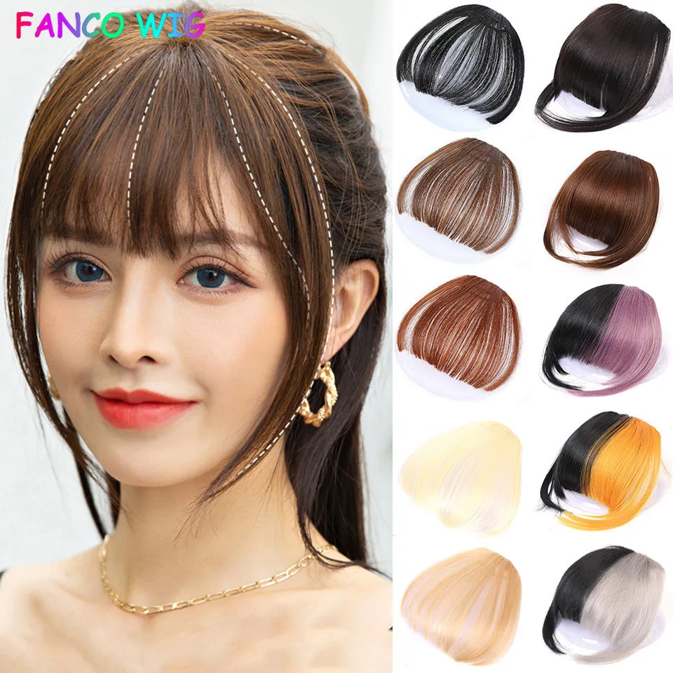 Ready Stock 】wig for Women Human Hair True Hair Thin Neat Air Bangs Hair  Piece Clips In Front Fringe Girls Hairpiece Extension Natural Air Bangs |  Lazada PH