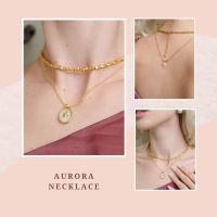 LAC.COLLECTION - Aurora Necklace/ Bangle สร้อยคอและกำไลข้อมือสีขาวทอง