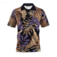 Printed Hd 2023 3d Stylish Hawaii Style Summer Men Button Polos Polyester Breathable Mens Loose Sport T-shirt Parent-child T-shirt Unisex summer polo