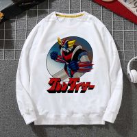 Goldorak เสื้อสวมหัวลายอวกาศยูเอฟโอสเวตเตอร์สไตล์ฮาราจูกุ Grendizer Nostalgia Streetwear ฤดูใบไม้ร่วงฤดูใบไม้ผลิ