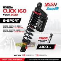 โช๊ค YSS แท้ CLICK160 รุ่น G-SPORT แบบ SMOOTH ปรับรีบาวน์ได้ โช๊คหลัง YSS CLICK 160