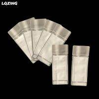 【DT】 hot  100pc Gray Bottle Shape Smell Proof Packaging Bags Open Top Vacuum Heat Sealing Pouch Travel Cosmetic Liquid Mylar Storage Bags