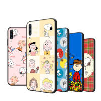 Black เคสโทรศัพท์ Compatible หรับ Xiaomi Redmi Note 9T 11I 12 11 10C 10S 10 11T Pro Max ปก SC-41 Cute Snoopy