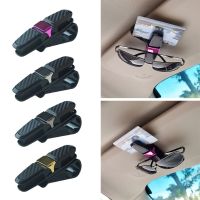 【cw】 03KB Automotive Eyeglass Organizer Glasses Ticket Card Clip on Backs Golden Purple Silver Gray