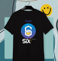 To the Moon ?? เสื้อยืดลาย SIX Coin เหรียญคริปโต Cryptocurrency ผ้า Cotton ?ใส่สบาย สกรีนแบบ DTG สีสันสดใส ไม่ยืดไม่ย้วย