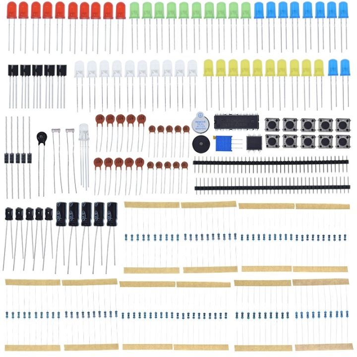 yf-tzt-new-electronics-components-starter-for-uno-mega2560-with-buzzer-capacitor-resistor