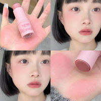 1Pcs Pink Peach Blush Stick กันน้ำ Brightening Face Contouring Shadow Blusher Long-Lasting Tint Cheek แต่งหน้าเกาหลี Cosmetic