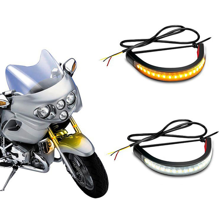 เฟยตง-ไฟสัญญาณไฟเลี้ยวรถจักรยานยนต์-led-แบบไหลได้ยืดหยุ่น-1ชิ้นแหวนแสงสีขาว-drl-สีเหลืองอำพันกะพริบโคมไฟแถบส้อมไฟกะพริบ12v
