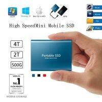 High Speed Mini Mobile SSD โซลิดสเตตโมบายล์ฮาร์ดไดรฟ์ความเร็วสูง เชื่อมต่อ USB 3.0 ขนาด 500G 2T 4T