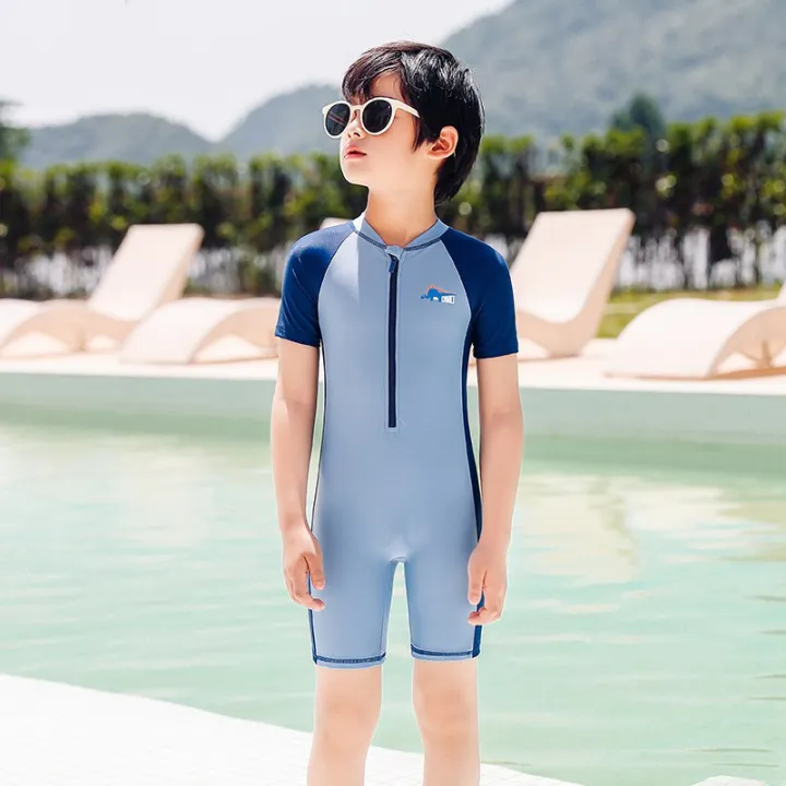Kids Swimwear Summer OnePiece Boys Swim Suit Children Beachwear