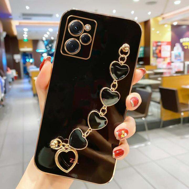 luxury-plating-love-heart-bracelet-case-for-xiaomi-mi-poco-x5-pro-x-5-redmi-note-12-5g-wrist-band-chain-cover-poko-x5pro-note12