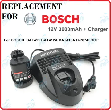 Li-ion Battery Charger AL1115CV For Bosch 10.8V 12V BAT411 BAT412A  Batteries Replacement Electrical Drill