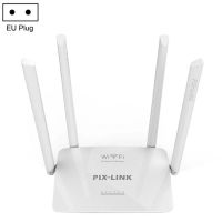 ?? เร้าเตอร์ไร้สาย 4เสาอากาศอัจฉริยะ กำลังสูง รุ่นใหม่ สวยงาม แรง สเถียน ? Wireless-N Router Pix-Link WR-08 300Mbps ?