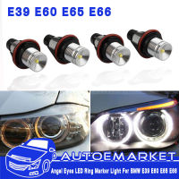 ไฟอายไลน์เนอร์นางฟ้า LED 5W 4ชิ้นไม่มีข้อผิดพลาดสำหรับ BMW E39 E53 E60 E61 7000K