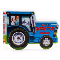 I am a tractor I am a tracker English original picture book tractor cardboard modeling book toy book English Enlightenment picture book for young children picture book Xuele scholastic produced parent-child interaction