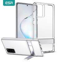 【ขาย】 ESR สำหรับ Samsung S22อัลตร้าเคส S21หมายเหตุ20 10 Plus อัลตร้าเคสโลหะยืนขา TPU ฝาครอบใสสำหรับ Galaxy S20 A52พิเศษ