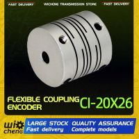 CI aluminum all gold parallel wire flexible coupling encoder small motor connection groove type flexible coupling CI 20X26