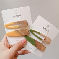 【YF】✗﹉  Fashion Acetate Stitching Hairpin Set Drop-Shaped Rectangular Hair Clip Barrette Styling Accessories