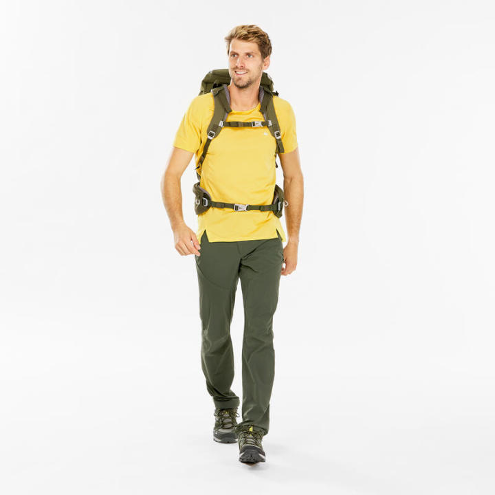 พร้อมส่ง-กางเกงขายาวผู้ชายสำหรับใส่เดินบนภูเขา-mens-hiking-trousers-mh500