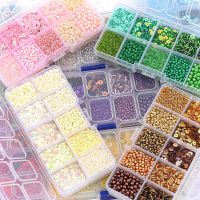 120g/box Multi-color Rice Pearl Sequins Imitation Pearl Material Bag Handmade DIY Making Beaded Bracelet Necklace Accessories DIY accessories and othe