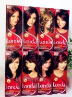 Box-free Russian prestige hair dye cream black red maroon cover white 110ml