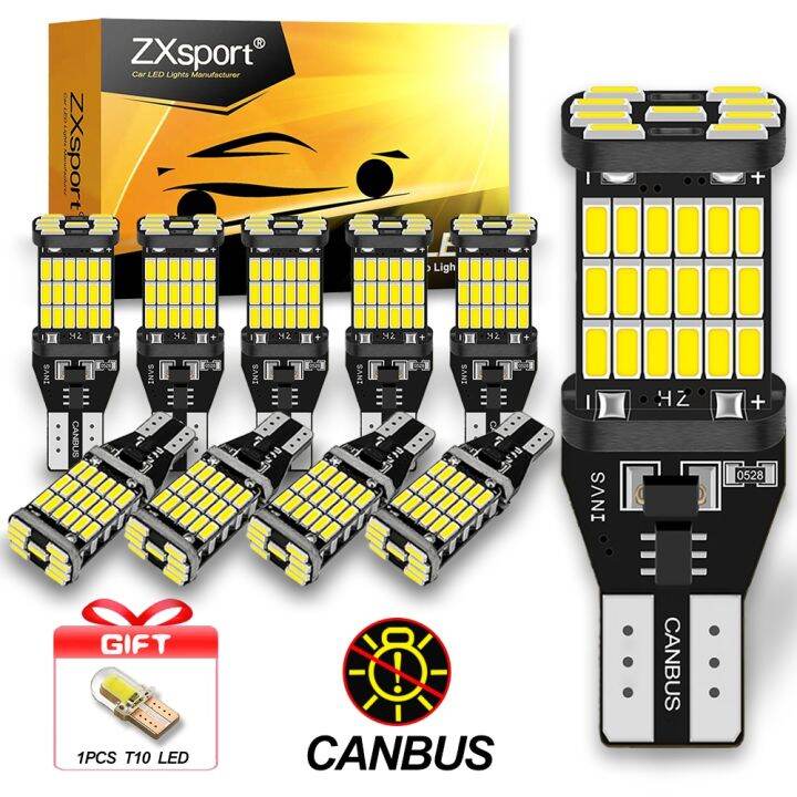 [Super bright bulb] Bóng Đèn LED Lùi Xe 1200LM 921 T15 Đèn Báo Ô Tô 912 ...