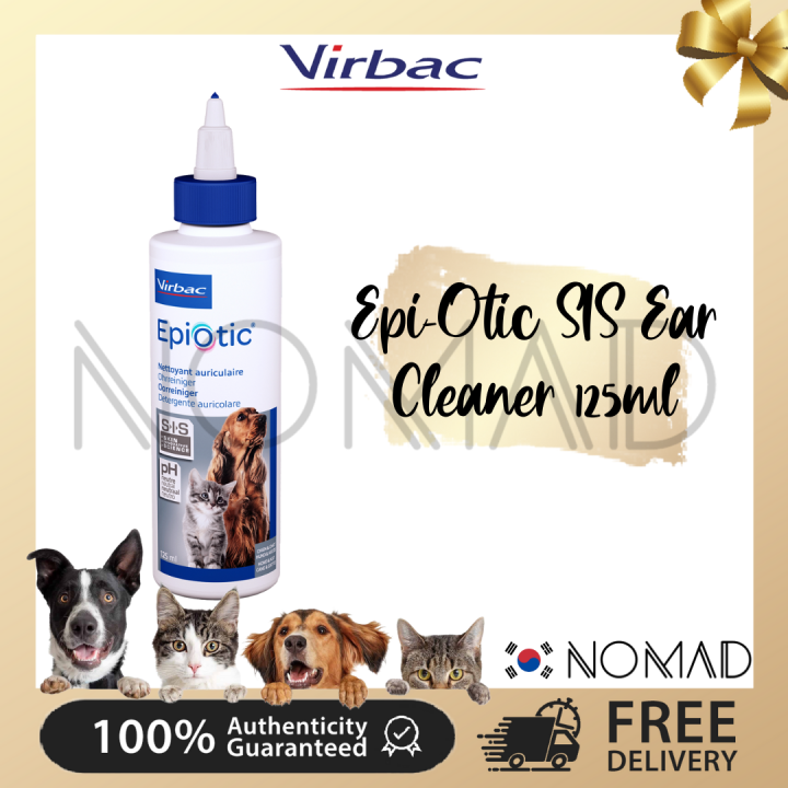[VIRBAC] EpiOtic SIS Ear Cleaner 125ml for Dogs and Cats Lazada Singapore
