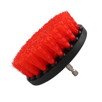 23.545 Electric Scrubber Brush Drill Brush Kit Plastic Round Cleaning Brush Tool for Carpet Glass Car Tires Nylon Brushes
