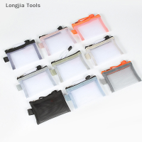 Longjia Tools MINI transparent NYLON Mesh Card BAG Credit ID Card Organizer กระเป๋าใส่เหรียญแบบพกพาลิปสติกหูฟังข้อมูล line Key Storage BAG