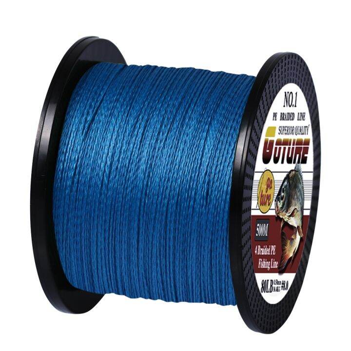 goture-500m-547yards-pe-braided-fishing-line-multifilament-4-strands-cord-for-carp-fishing-8-10-20-30-40-60-80-lb