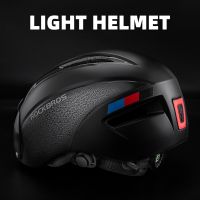 【LZ】✙☼☬  Rockbros capacete de bicicleta ciclismo levou luz recarregável capacete de ciclismo mountain road bike capacete esporte seguro chapéu para o homem