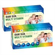 Combo 2 hộp Siro Yến Sào Sữa Non Đạm Sữa Multi Vitamin Giúp Bồi Bổ Sức Khỏe