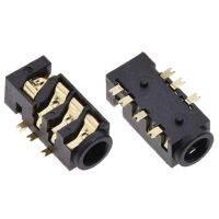 25PCS PJ393 3.5mm headphone jack 7 feet 8 feet 4 knots Audio socket Gold-plated copper socket