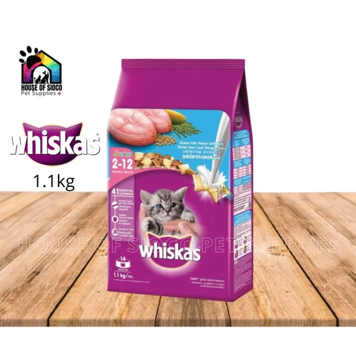 Whiskas Jr. 1.1kg Dry Food Original Packaging Lazada PH