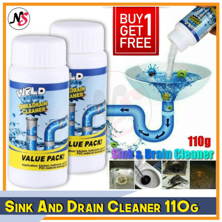 BUY 1 TAKE 1 Sink and Drain Cleaner Best Drain And Toilet Cleaner FastActing Declogger High