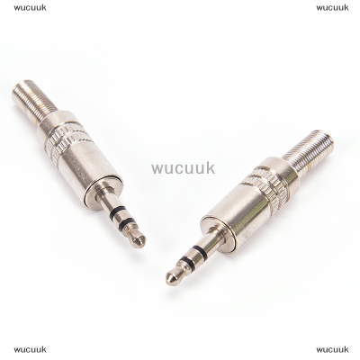 wucuuk 3.5MM 3 POLE Headphone REPLACEMENT JACK MALE plug soldering CONNECTOR