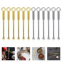 【cw】 Scoops Measuring Spoons Pendant Metal Medicinemicrofilling Vials Gold Scooper Pendants Small ！