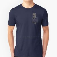 Pocket Protector-Blue T Shirt Cotton 6Xl Velociraptor Blue Charlie Delta Echo Chris Pratt Steven Spielberg Stan Winston World