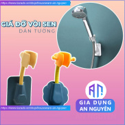 Giá đỡ vòi sen tắm dán tường, móc treo vòi hoa sen tắm gắn tường xoay 360