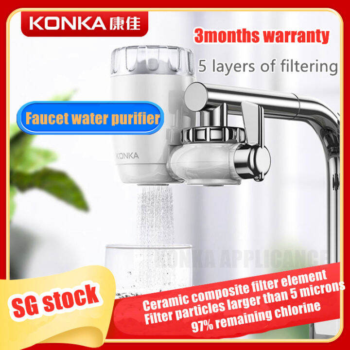 Konka Water Filter Tap Water Purifier Faucet Filter Remove Chlorine ...