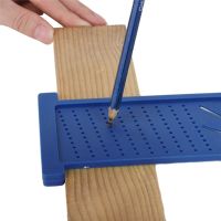Wood Measure Ruler Profile Marking Tool T-Type Carpentry Measure Ruler Woodworking Scribe Marking Line Gauge Hole Ruler