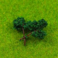 New Product 100Pcs/200Pcs Z Scale 1:220 Deep Green Model Trees Iron Wire Trunk 30Mm Railroad D3010