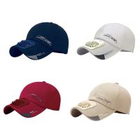 【CC】 Men USB Charging Cooling Baseball Cap Outdoor 2 Speed Adjustable Peaked Hat Hiking Beach